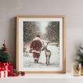 thumbnail image 4 of Lámina Decorativa Vintage de Papá Noel 28x36 cm, 4 of 5