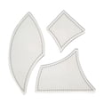 thumbnail image 2 of veasfak Acrylic Quilting Ruler Creative Shape Template L L, 2 of 9