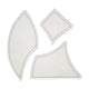 thumbnail image 2 of Plantilla de acolchado curva con regla de patchwork (3 piezas) para aprendices de máquina de coser L, 2 of 9