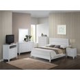 thumbnail image 3 of Sturdy White Transitional King Bed for Reliable Rest & Assembly, 3 of 5