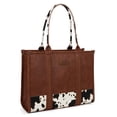 thumbnail image 1 of Bolso de mano Montana West Wrangler vintage con estampado de vaca para mujer, 1 of 6