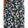 thumbnail image 5 of INSPIRE CHIC Women's Cherry Print Floral Dress Lace-up Square Neck Ruffle Sleeveless Midi Dresses M Blue, 5 of 6