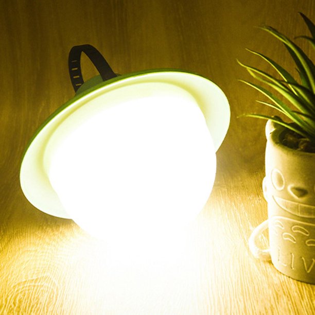 Lámpara de jardín colgante retro Baoblaze luz de la tienda recargable USB verde