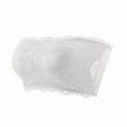 thumbnail image 2 of Ahuyic Womens Sports Bra,Summer Plus Size Bra,Womens Seamless Sports Bra Wirefree Yoga Bra With Removable Pads,White,XXXL, 2 of 3