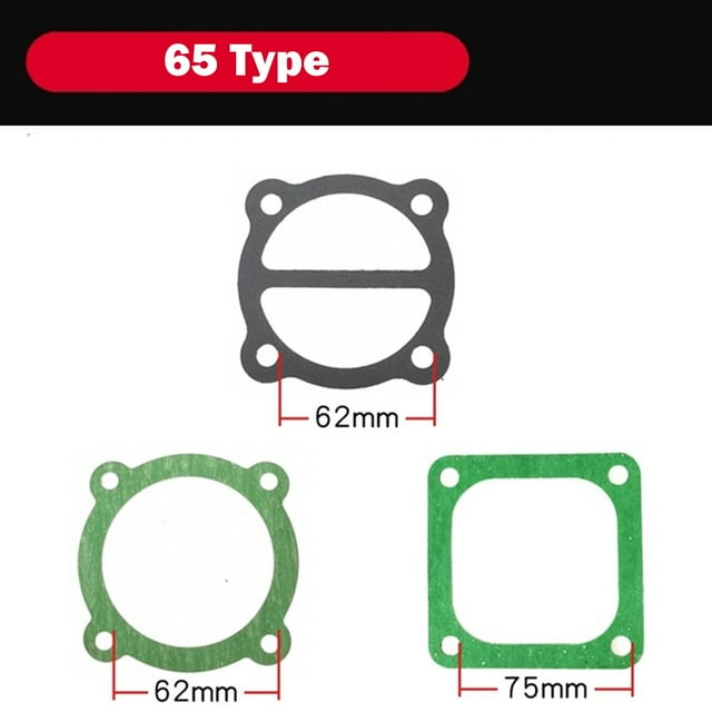 3 in 1 Air Compressor Cylinder Head Base Valve Plate Gaskets Washers 51 65 80 90 65 Type