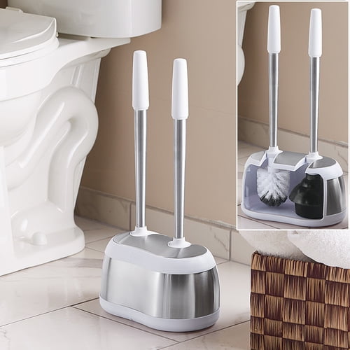Toilet Brush & Plunger Set