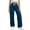 #2NEW Blue, variant on PFRNLF No Boundaries Womens Cargo Pants Wide Leg Drawstring Elastic Waisted Casual Trousers with Pockets
