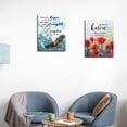 thumbnail image 5 of HFDF Inspirational Canvas Wall Art Motivational Architect Office Decor Success Positive Quotes Poster Print for Modern Home Bedroom Living Room Office WoodenWall Decor 16x24inch Framed, 5 of 6