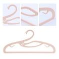 thumbnail image 3 of Unique Bargains Plastic Non-Slip Hangers Durable Clothes Hangers 10 Pcs Light Pink, 3 of 6