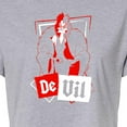 thumbnail image 3 of Disney Villains - De Vil - Juniors Cropped Cotton Blend T-Shirt, 3 of 5