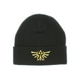 thumbnail image 5 of Legend Of Zelda Wingcrest Triforce Knit Cuff Beanie Hat Cap Men Women, 5 of 6