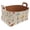 Multicolor 5, variant on Happy Golden Retriever Storage Basket Collapsible Storage Bin, PU Foldable Basket Convenient Box Storage Organizer with Handles for Shelves Office Bedroom Closet Nursery Toys Laundry