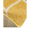 thumbnail image 7 of Unique Loom Trellis Frieze Collection Area Rug - Rounded (7' 10" Round Yellow/Ivory), 7 of 7