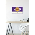 thumbnail image 6 of NBA Los Angeles Lakers - Logo 21 Wall Poster with Pushpins, 14.725" x 22.375", 6 of 6