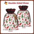 thumbnail image 2 of Honeii Gnomes Merry Christmas Print Small Burlap Bags,Christmas Drawstring Treat Bags Gift Bags Reusable Candy Goodie Wrapping Bags for Holiday Party Favors Supplies -Black, 2 of 8