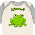 thumbnail image 4 of Inktastic Kisses? Cute Frog Boys or Girls Long Sleeve Baby Bodysuit, 4 of 5