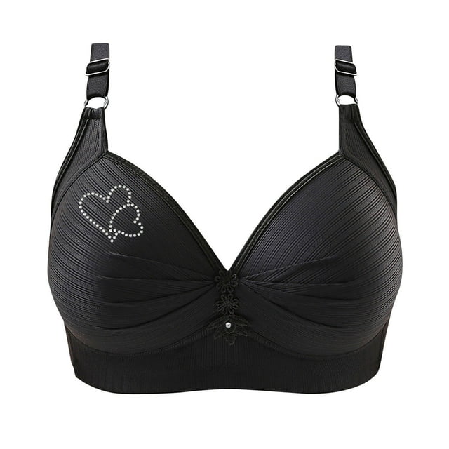 Yuyuzo Plus Size Bras for Women No Underwire Full Coverage High Support Full Coverage Everyday Bras