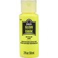 thumbnail image 1 of Peinture acrylique phosphorescente FolkArt – Jaune, 59 ml, 1 of 7