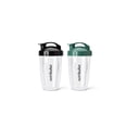 thumbnail image 1 of Set de vasos nutribullet® para llevar de 700 ml con tapa abatible, color negro y verde, 1 of 7