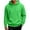 44# Green, variant on Fleece Hoodies Men Hooded Sweatshirt Pullover Tops Long Sleeve Drawstring Lightweight Winter Clothing Hot Pink 4XL