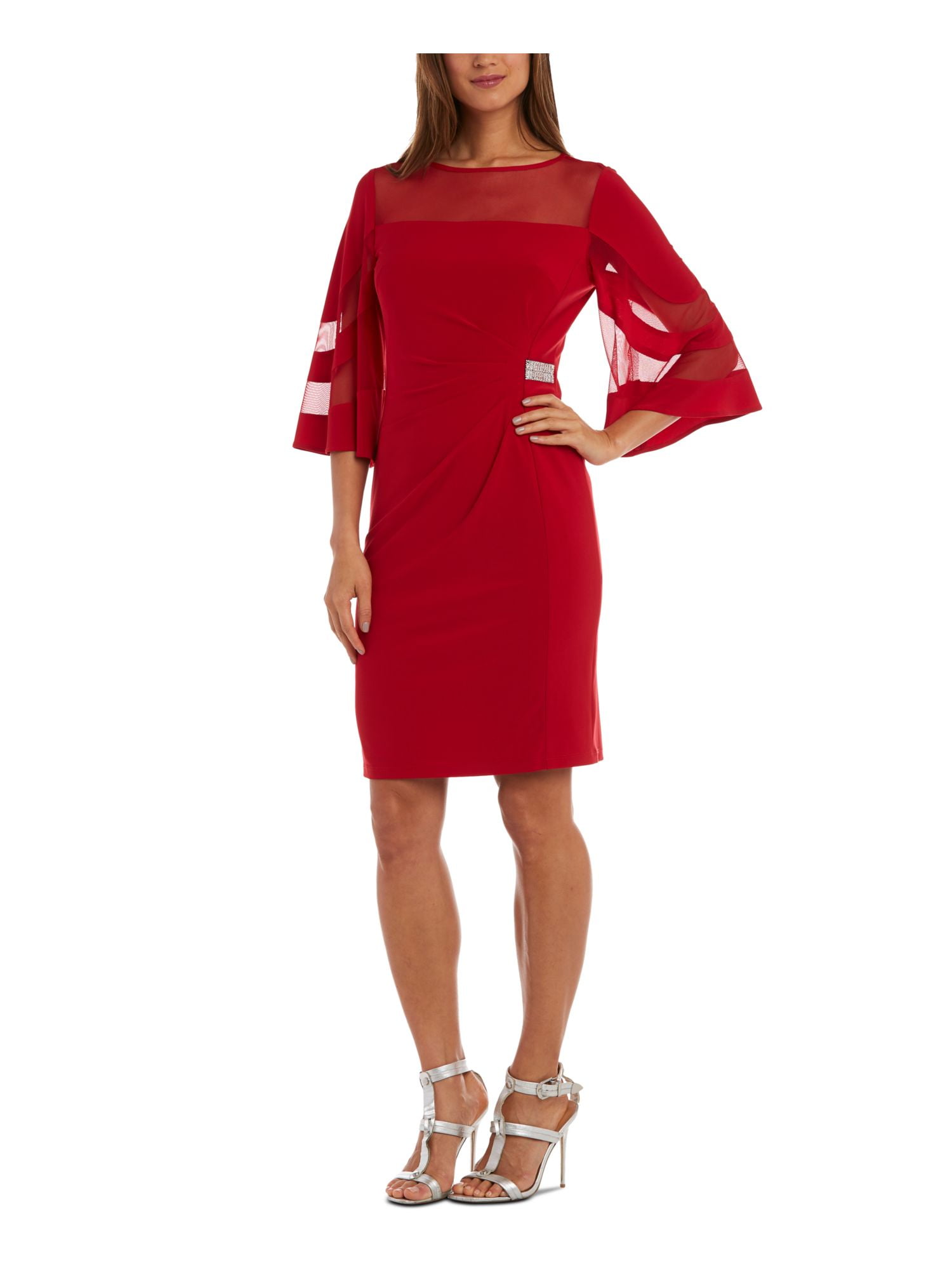 red bell dress