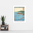 thumbnail image 2 of Goshiki Beach Awaji Province Utagawa Hiroshige Japanese Woodblock Classic Collection Extra Large XL Wall Art Poster Print, 2 of 3