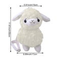 thumbnail image 2 of Jiibva Cute Sheep Crossbody Bag Cartoon Animal Purse Handbags Plush Bag Cartoon Lamb Shoulder Bag Messenger Bag for Women, 2 of 7