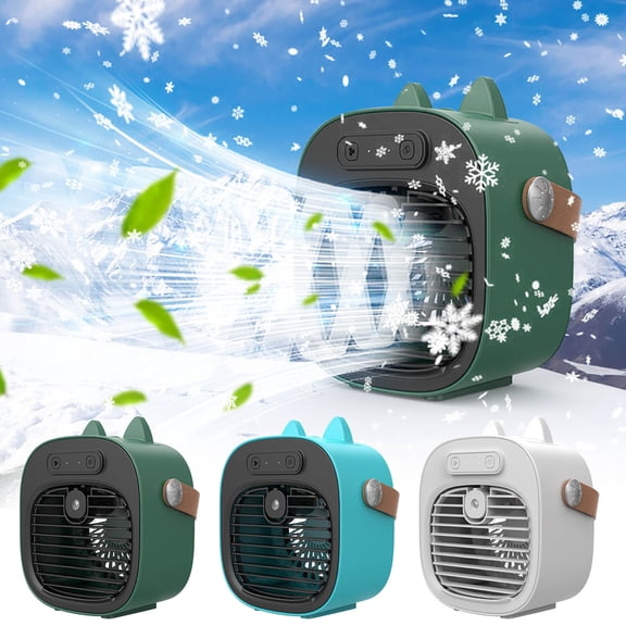 Portable Fans Under $50, Hwkond Portable USB Charging Mist Fan Device With Adjustable Speeds Battery
