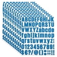 thumbnail image 1 of Unique Bargains Vinyl Letters Numbers Stickers Kit, Self Adhesive Decals for Mailbox, Sign Dark Blue 1224 Pieces 12 Sheets, 1 of 6