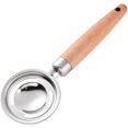 thumbnail image 5 of 12" Whisk with Wood Handle - Whisk head with Wood Handle - Whisk for Pancake Batter, Eggs and Egg Whites, Cake Mix, Blending, Gravy and Sauces Whisk (Whisks Egg Separator), 5 of 7
