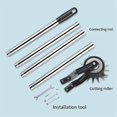 thumbnail image 4 of Manual Lawn Edger with Rotary Wheel, Grass Trimmer Shear for Garden and Sidewalk Edging Tool, 4 of 5