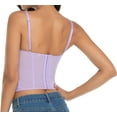 thumbnail image 2 of Lace Bustier Corset Tops for Women - Sexy Going Out Party Club Top with Buckle, 2 of 6