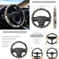 thumbnail image 3 of Renewold American Tribal Highland Cow Sunflower Car Seat Cover Full Set Pack of 11, with Steering Wheel Cover Car Coasters Shift Knob Handbrake Protector Coasters Headrest Auto Interior Accessories, 3 of 7