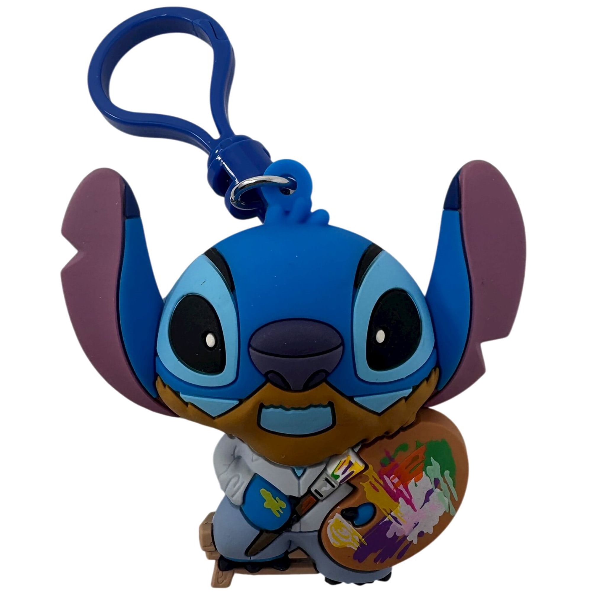 Disney: Backpack Clip Blind Bag - Lilo & Stitch - 3" Mystery Collectible Figure, 3D Sculpt Characters, Metal Clip & Chain, Surprise Asstd Licensed Toy