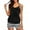 White, variant on Xudanell Two-Piece Tankini Bathing Suits, T-Back Blouson Swim Tops Only With Boy Shorts,Water Sports, Beach Parties, And Spa Relaxation, Tankini Swimsuits For Women (J-Black,L)