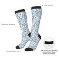 thumbnail image 4 of Goofa Nautical Theme Anchors Pattern Adult Stockings, Color-Block Knee High Socks, Comfortable and Breathable, Soft and Stretchable, Sports, and Decoration, 4 of 6