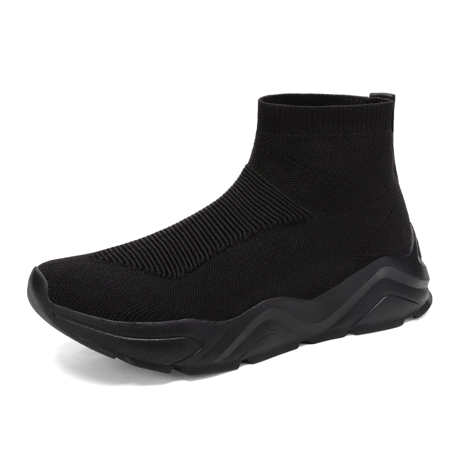 womens black sock sneakers