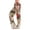Beige, variant on 4th of July Women's American Flag Drawstring Wide Leg Pants Leggings