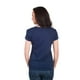 T-Shirt Agiato Basique Col Rond Bleu Marine pour Femmes – image 2 sur 2