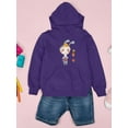 thumbnail image 3 of Bunny Outfit Girl Hoodie Juniors -Image by Shutterstock,  Medium, 3 of 4
