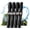 black, variant on Purewell Portable Water Filter Straw for Survival, Camping, Hiking and Emergency Use(3pce green)
