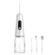 thumbnail image 2 of Diente inalámbrico irrigador giratorio pantalla digital 350 ml water flosser portátil dientes de viaje herramienta de limpieza suministros de lavado de boca blanco Inevent CE001382-01B, 2 of 7