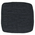 thumbnail image 3 of Simpli Home Fredrik Boho Square Pouf in Dark Blue Woven Genuine Leather, 3 of 10