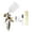 Black & Gold, variant on Pristin Paint sprayer,Fluid Cup Feed Cup Feed Air Kit 600cc Fluid Wall DIY Models 600cc Fluid Cup Sprayer Handheld Paint Handheld Paint Car Spray Kit 600cc Feed Air Paint Air Spray Kit Low Low Press