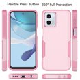 thumbnail image 2 of For Motorola Moto G 5G 2025 Case, 2 in 1 Hard PC Phone Case for Moto G Play 5G 2025 6.7", Takfox Rubber & Rugged Sturdy Shockproof Full Body Protection Case Cover,Rose Gold, 2 of 9