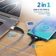 thumbnail image 5 of USB C Cable, Aione Charger Cord 6ft 2Pack, Braided Type-C Fast Charging Cable for Samsung, 5 of 7
