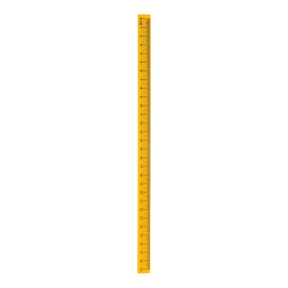 Uxcell Whiteboard Magnetic Ruler 29cm Metric Blackboard Straight Rulers Office Measuring Tools, Yellow