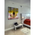thumbnail image 7 of Pink and Yellow Sunflower by Parvez Taj Painting Print on Wrapped Canvas, 7 of 7