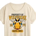 thumbnail image 3 of Marvel Wolverine - Property Of - Women's Short Sleeve Graphic T-Shirt, 3 of 5