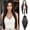 Dark Brown, variant on QUEENTAS 24 Inch Glueless Long Straight Black Wig for Women – Synthetic Heat-Resistant Wig, Wear & Go Pre-Plucked Natural Hairline, Everyday & Party Wig (Black)